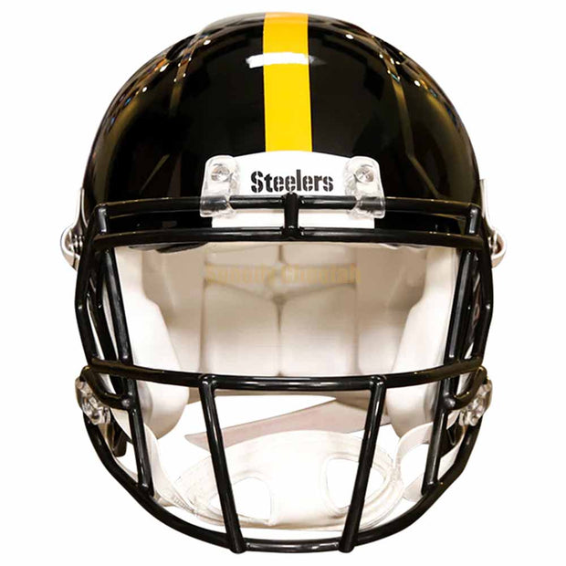 Pittsburgh Steelers Riddell Speed Authentic Helmet Front View