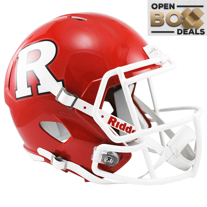 Rutgers Scarlet Knights Riddell Speed Replica Helmet - OPEN BOX