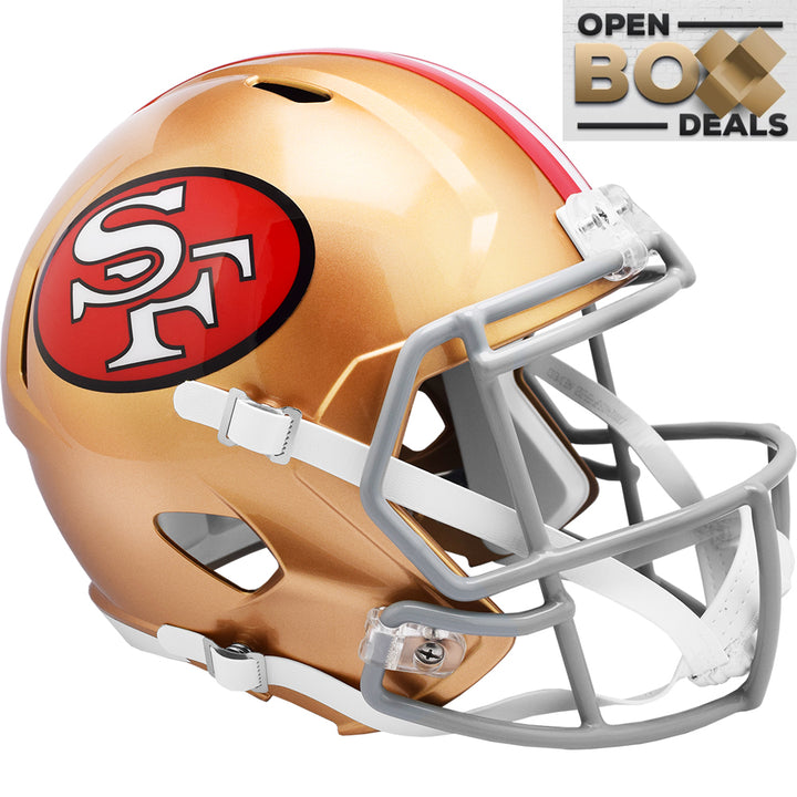 San Francisco 49ers Riddell Speed Replica Helmet - Throwback 1964-1995 - OPEN BOX
