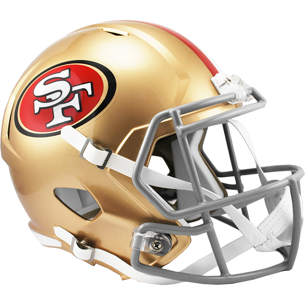 San Francisco 49ers Riddell Speed Replica Helmet – The Speedy Cheetah