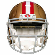 San Francisco 49ers Riddell Speed Replica Helmet Front View