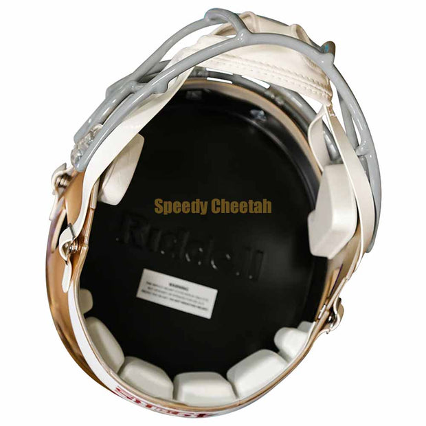 San Francisco 49ers Riddell Speed Replica Helmet Inside View