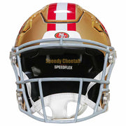 San Francisco 49ers Riddell SpeedFlex Authentic Helmet Front View