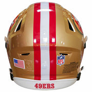 San Francisco 49ers Riddell SpeedFlex Authentic Helmet Back View