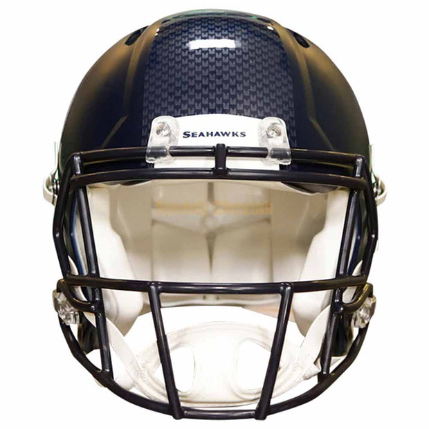 Seattle Seahawks Riddell Speed Authentic Helmet Front View