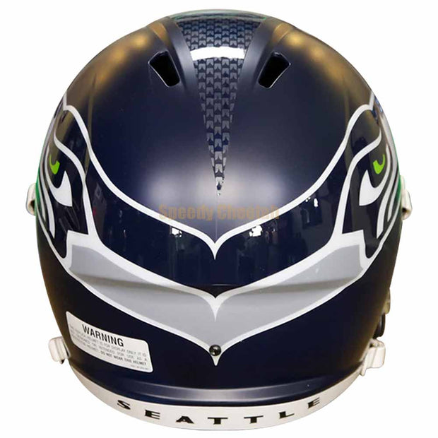 Seattle Seahawks Riddell Speed Replica Helmet Side View