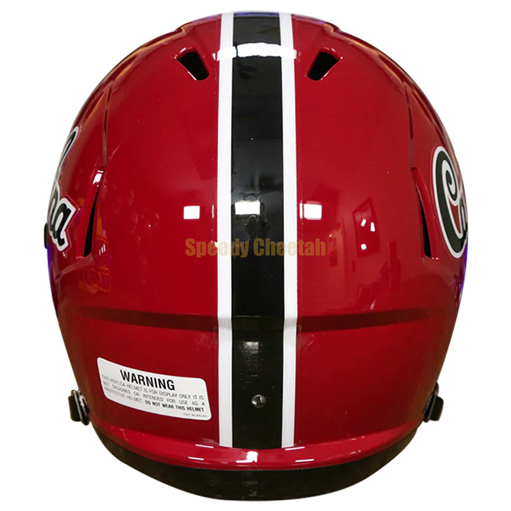 South Carolina Gamecocks vintage replica helmet rear view