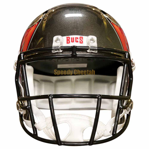 Tampa Bay Bucs Riddell Speed Replica Helmet Front View