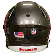 Tampa Bay Bucs Riddell SpeedFlex Authentic Helmet Back View