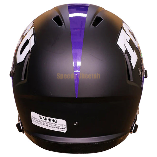 TCU Horned Frogs Riddell Speed Replica Helmet - Black - OPEN BOX