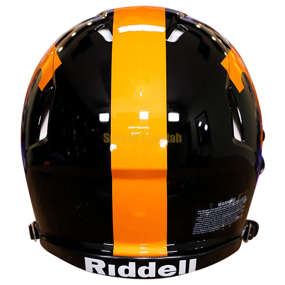 black tennessee football helmet Tennessee Volunteers Riddell Speed Authentic Helmet