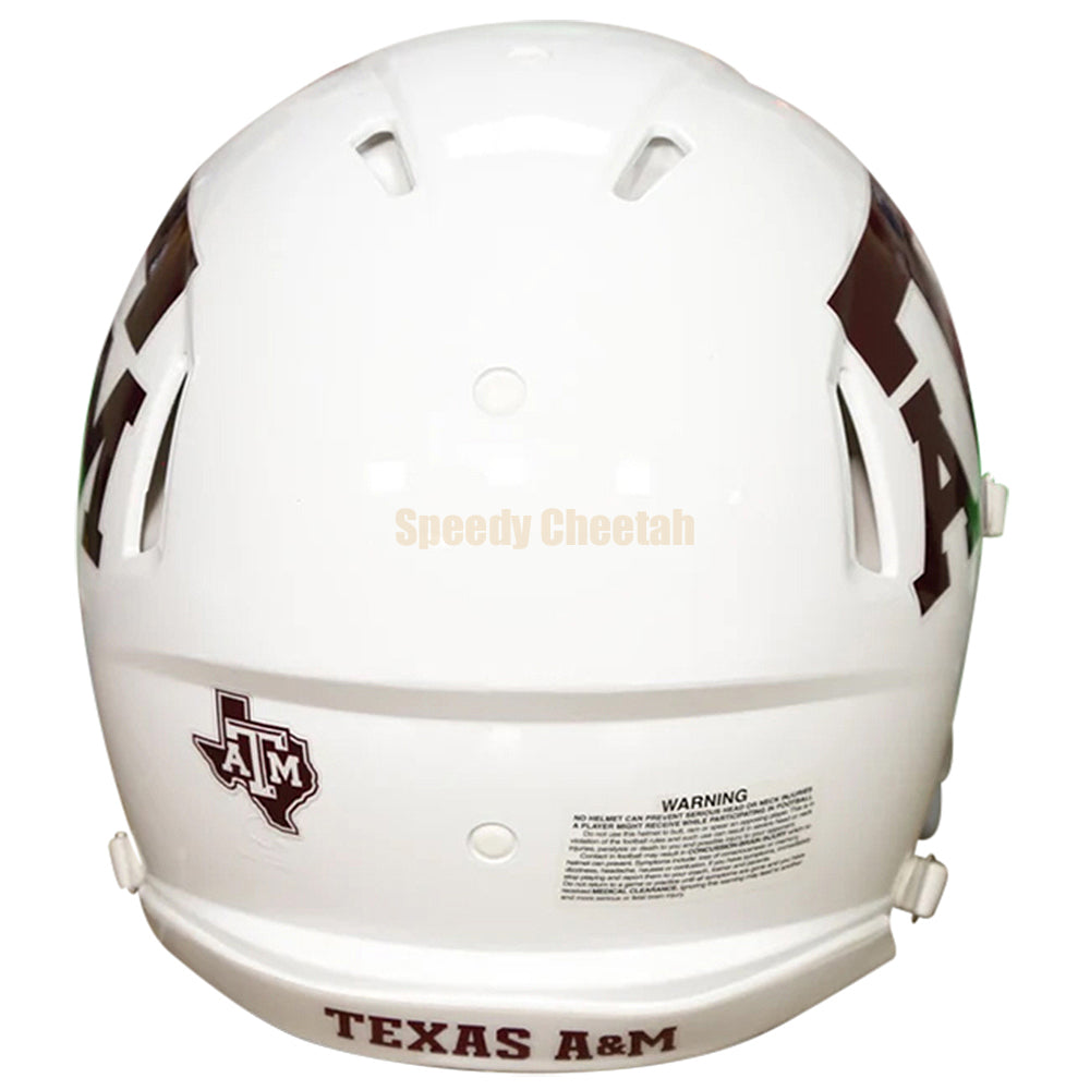 Texas A&M Aggies Riddell Speed Authentic Helmet - White
