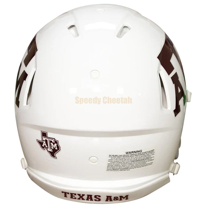 Texas A&M Aggies Riddell Speed Authentic Helmet - White