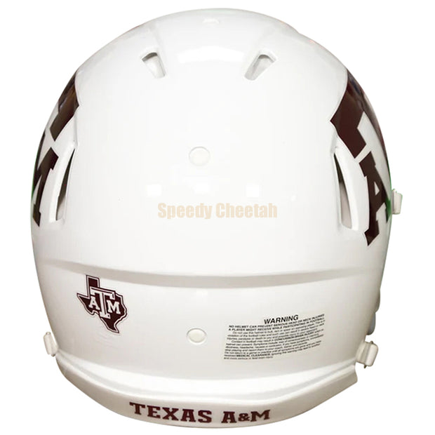 Texas A&M Aggies Riddell Speed Authentic Helmet - White