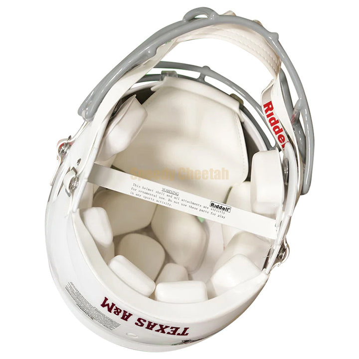 Texas A&M Aggies Riddell Speed Authentic Helmet - White