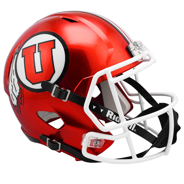 Utah Utes Riddell Speed Replica Helmet - Radiant Red