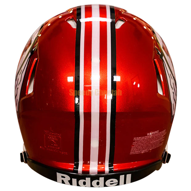 Utah Utes Riddell Speed Authentic Helmet - Radiant Red