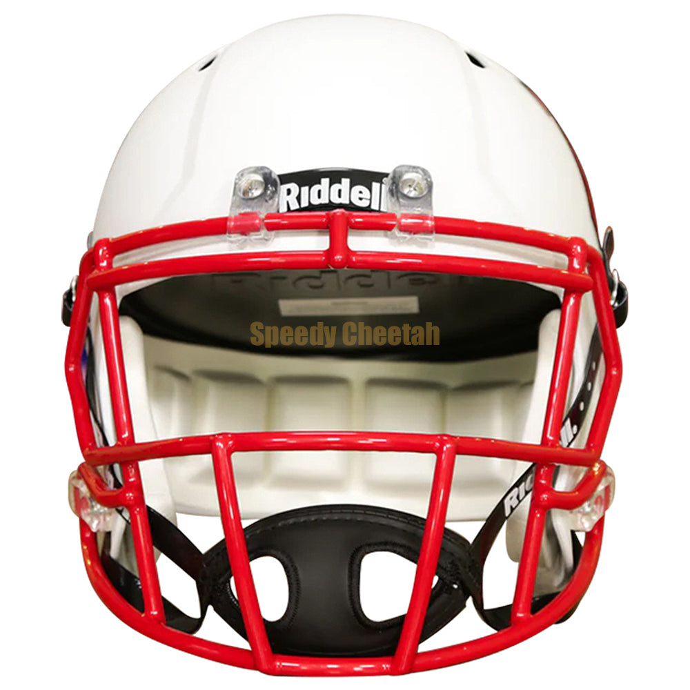 Utah Utes Riddell Speed Replica Helmet - Throwback White UU