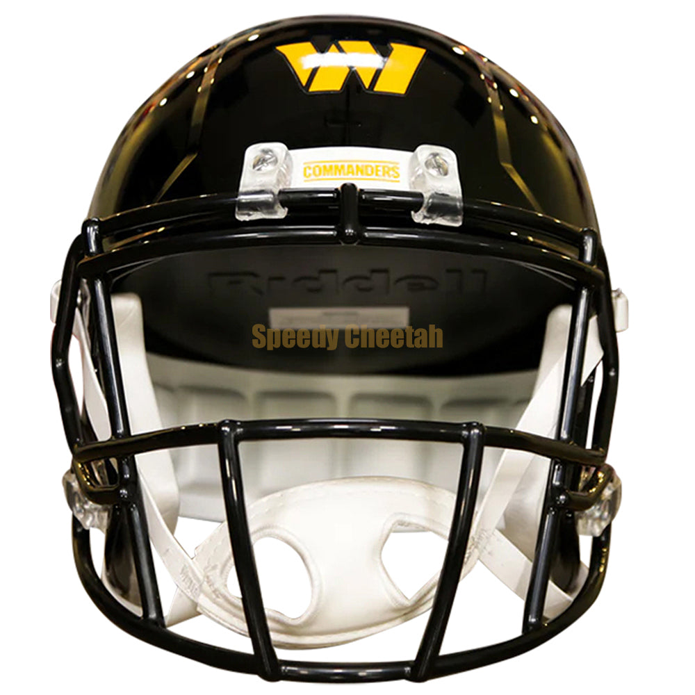 Washington Commanders Riddell Speed Replica Helmet - Black Alternate 2022