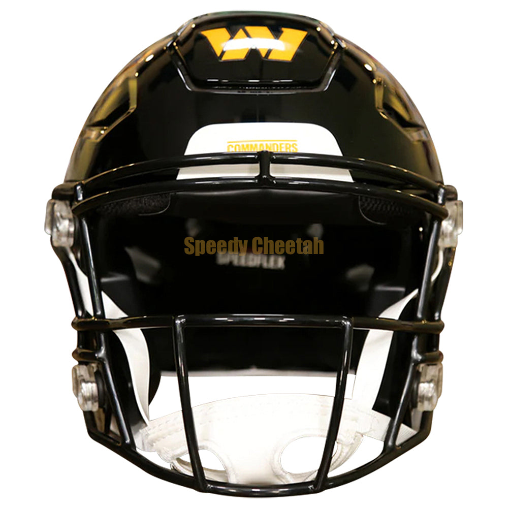 black speedflex helmet Washington Commanders Helmet Riddell Authentic Full Size SpeedFlex Style On-Field Alternate