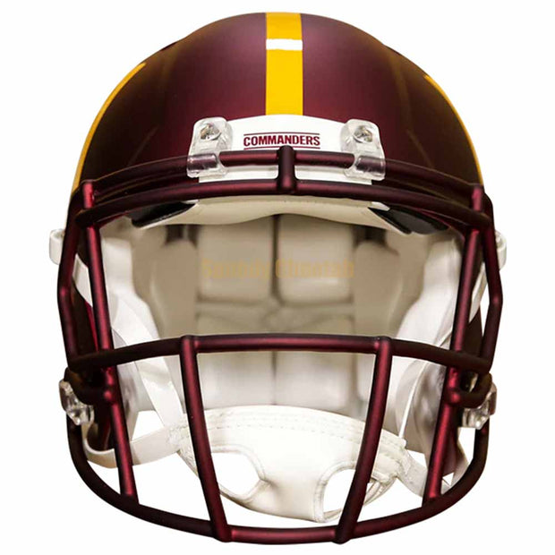 Washington Commanders Riddell Speed Authentic Helmet Front View