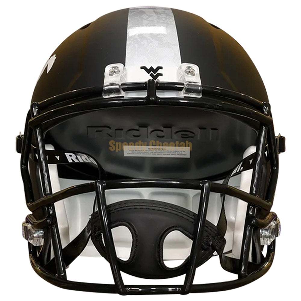 West Virginia Mountaineers Riddell Speed Replica Helmet - Coal Rush