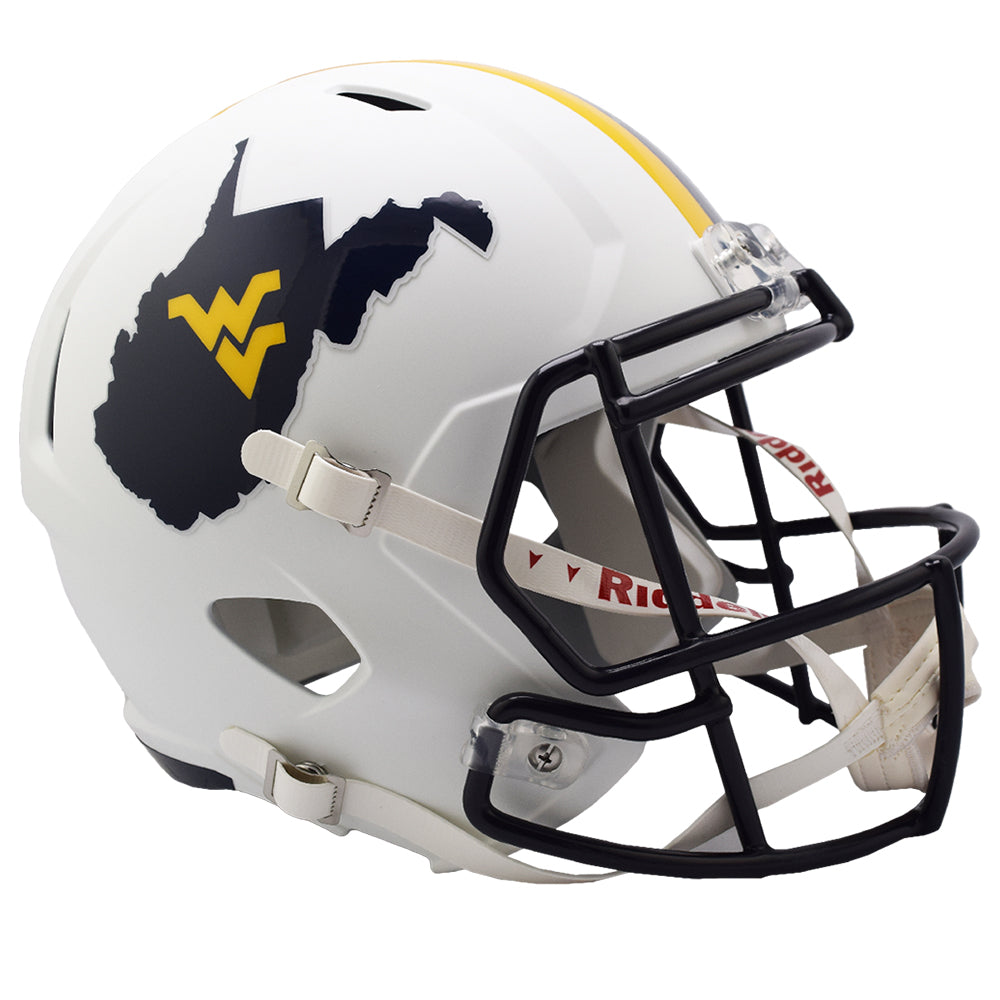 Riddell West Virginia Mountaineers Speed Replica Helmet - Thumbnail 4