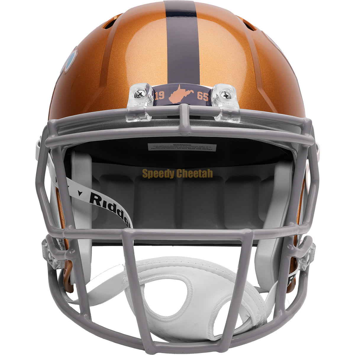 Riddell West Virginia Mountaineers Speed Replica Helmet