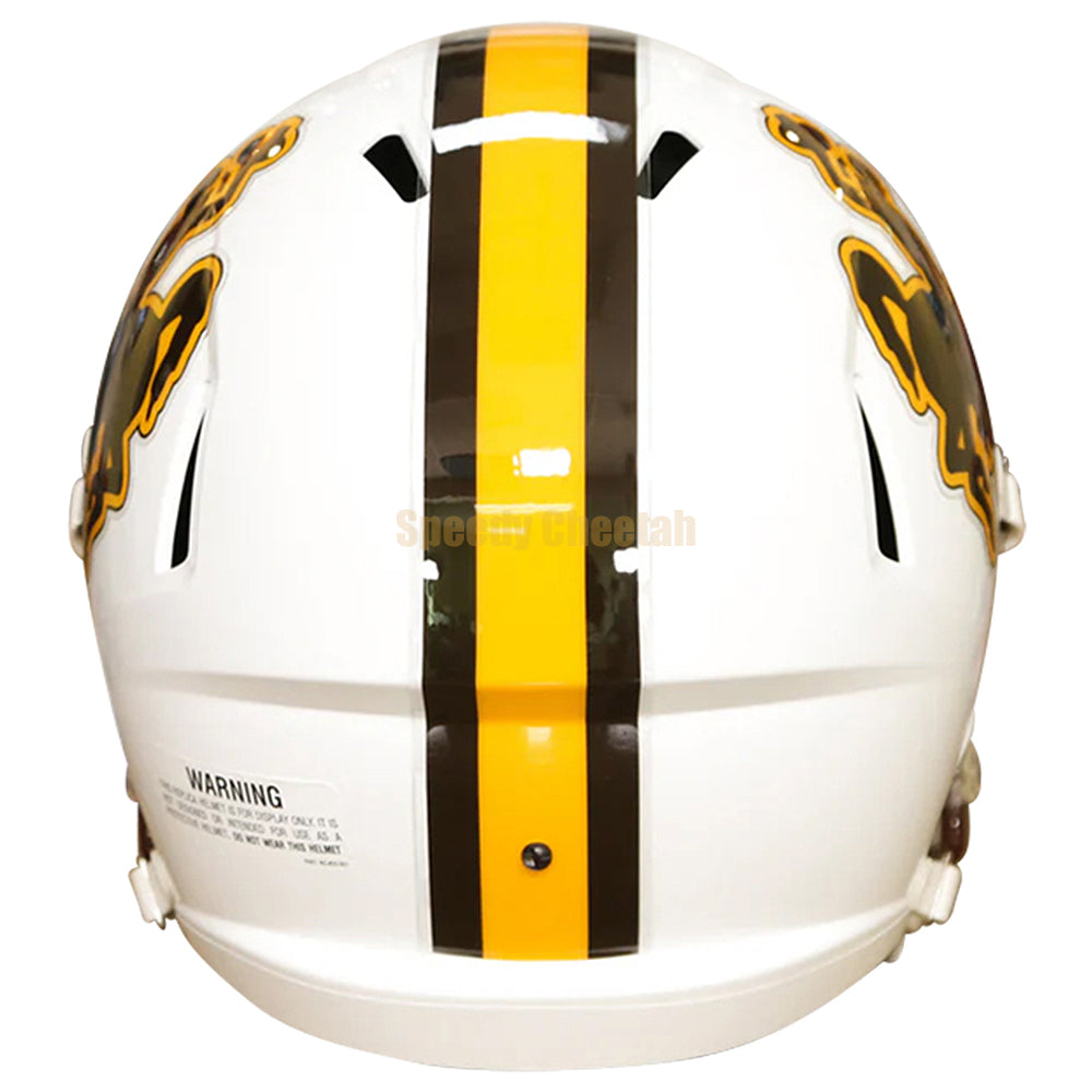 Riddell Wyoming Cowboys Speed Replica Helmet - Thumbnail 4
