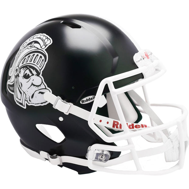 MSU Spartans Gruff Riddell Speed Authentic Football Helmet