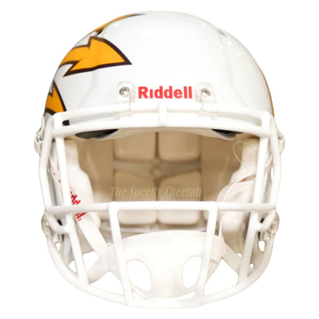 ASU Sun Devils White Metallic 85 Riddell Speed Authentic Football Helmet