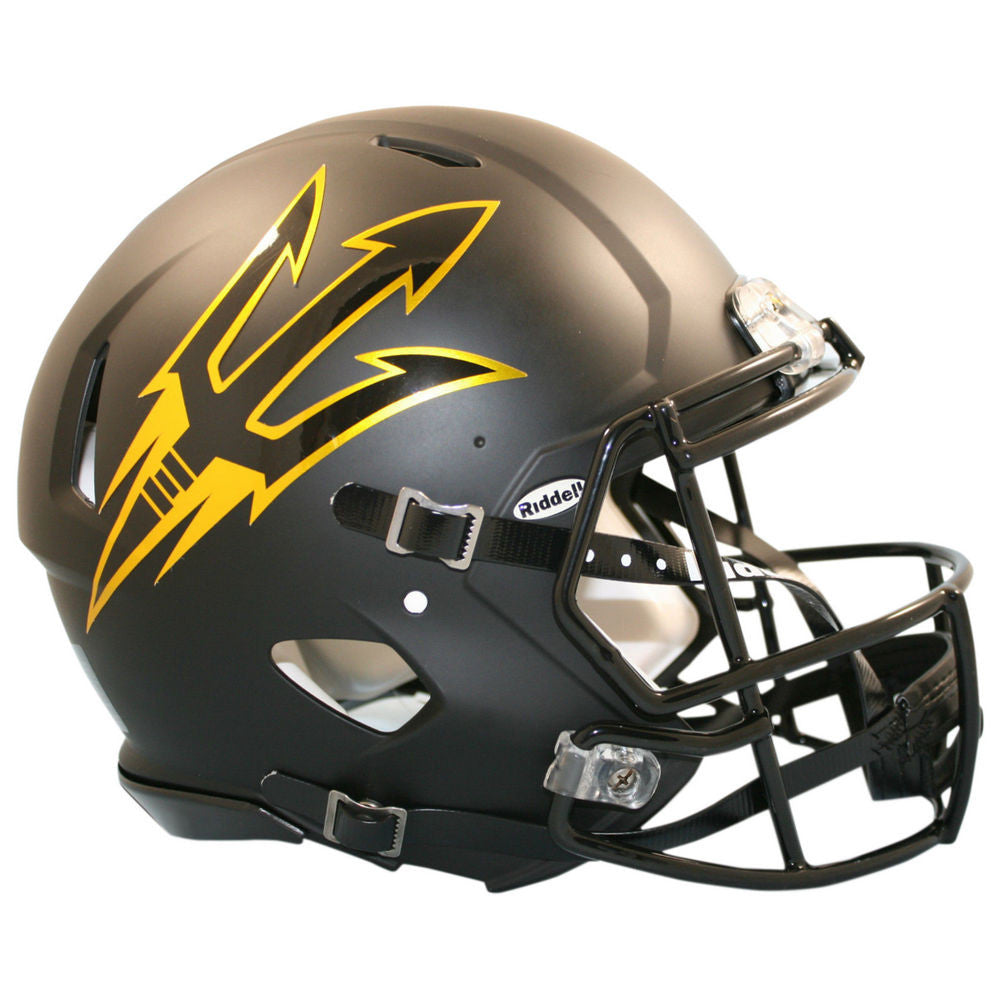ASU Sun Devils Riddell Speed Authentic Helmet - Black