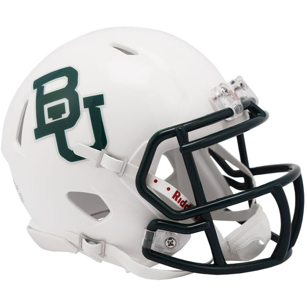 Baylor Bears White Riddell Speed Mini Football Helmet