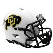 Colorado Buffaloes White Riddell Speed Mini Football Helmet