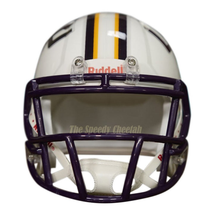 LSU Tigers Riddell Speed Mini Helmet - White