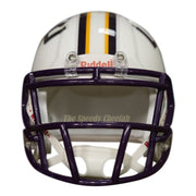LSU Tigers White Riddell Speed Mini Football Helmet