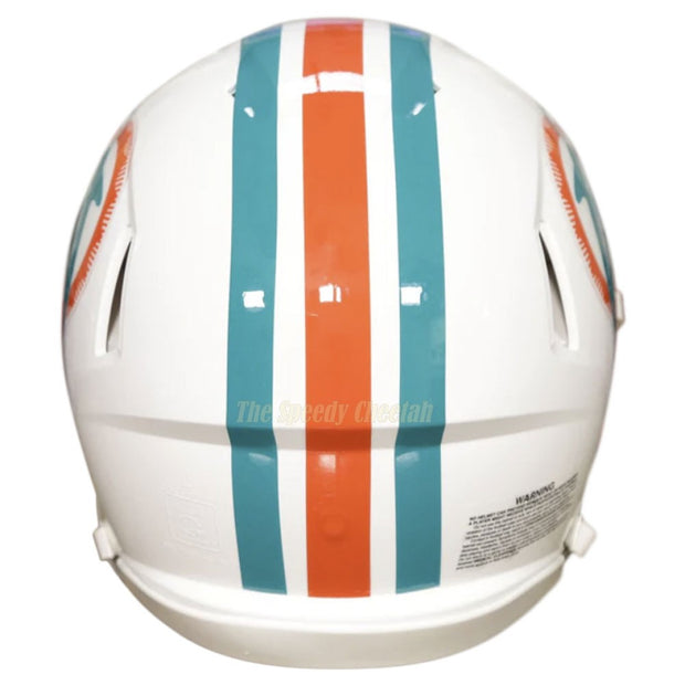 Miami Dolphins 1980-96 Riddell Throwback Authentic Football Helmet