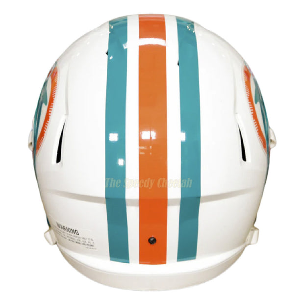 Miami Dolphins 1980-96 Riddell Throwback Replica Football Helmet