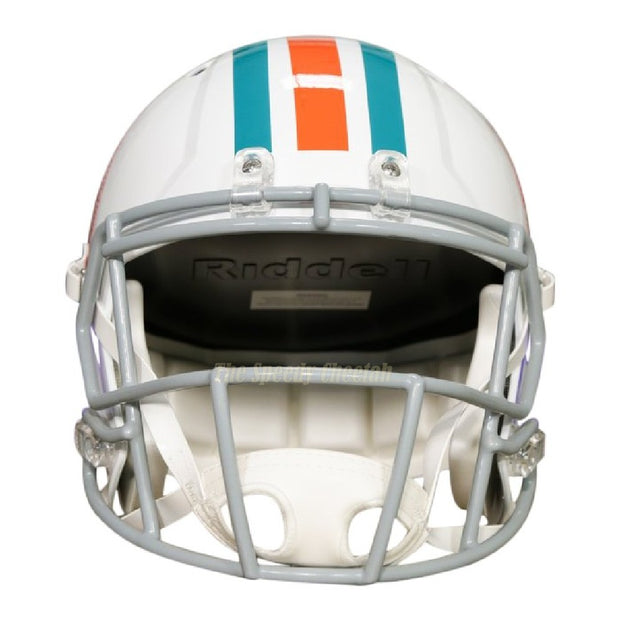 Miami Dolphins 1972 Riddell Throwback Replica Football Helmet