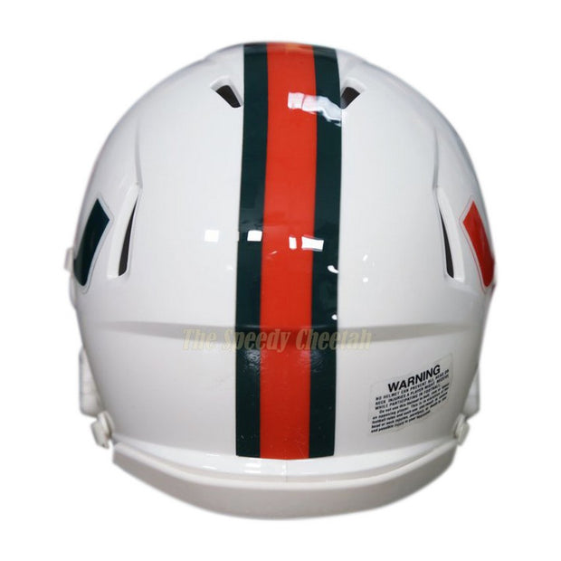 Miami Hurricanes Riddell Speed Mini Football Helmet