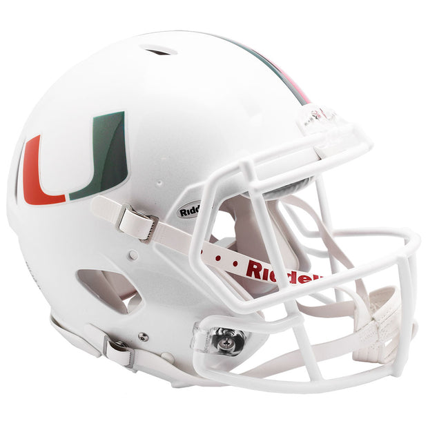 Miami Hurricanes Riddell Speed Authentic Football Helmet