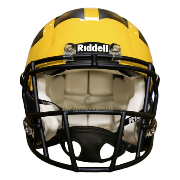 Michigan Wolverines Painted Riddell Speed Authentic Football Helmet