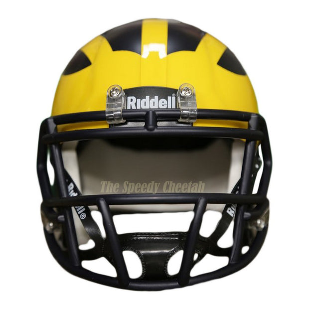 Michigan Wolverines Riddell Speed Mini Helmet