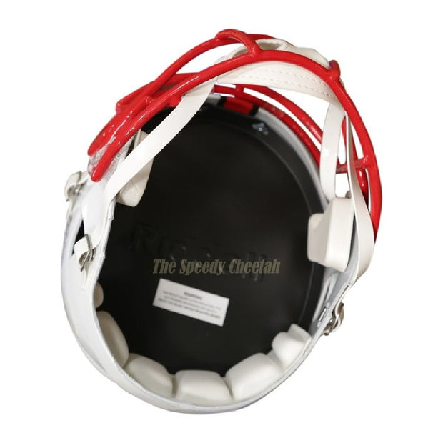 NC State Wolfpack White Tuffy Speed Full Size Replica Football Helmet