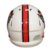 NC State Wolfpack Riddell Speed Mini Helmet - White Tuffy