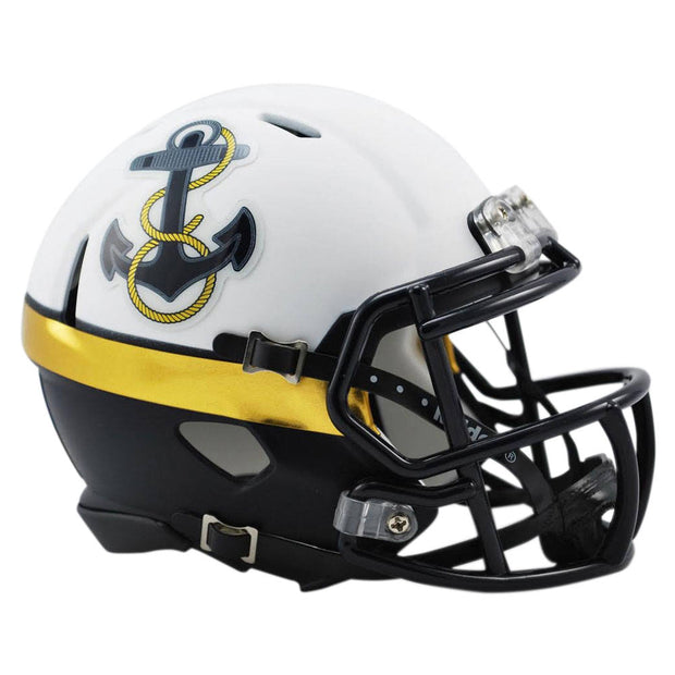 Navy Midshipmen ANCHOR Riddell Speed Mini Football Helmet