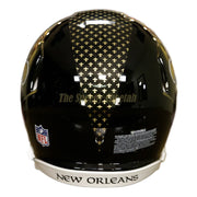 New Orleans Saints Black Alternate Authentic Football Helmet