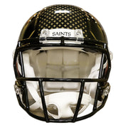 New Orleans Saints Black Alternate Speed Authentic Football Helmet
