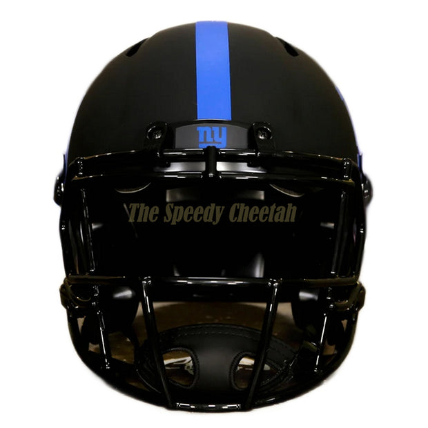 New York Giants Black Eclipse Speed Authentic Football Helmet