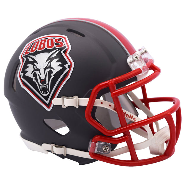 New Mexico Lobos Riddell Speed Mini Football Helmet